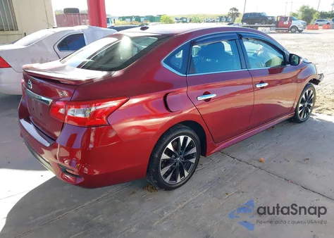 2018 Nissan Sentra Sr from USA, damaged, VIN 3N1AB7AP2JY222553